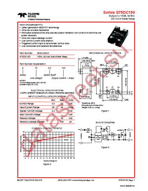 S75DC150 datasheet  